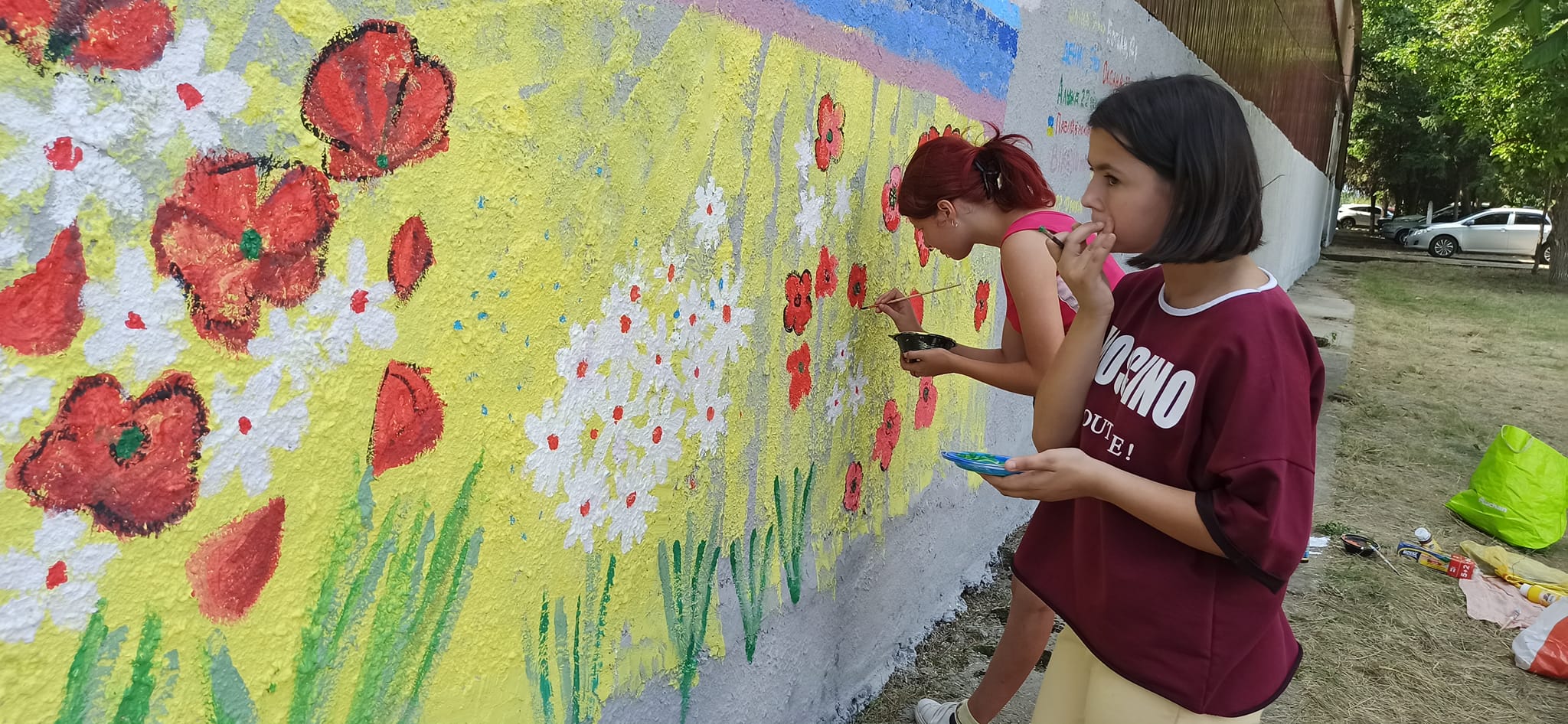 Втілюємо нашу  історію  на стіні